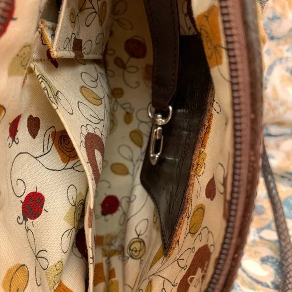 BRIGHTON Leather/Straw woven purse with 1 BRIGHTON leather wallet - Picture 7 of 16